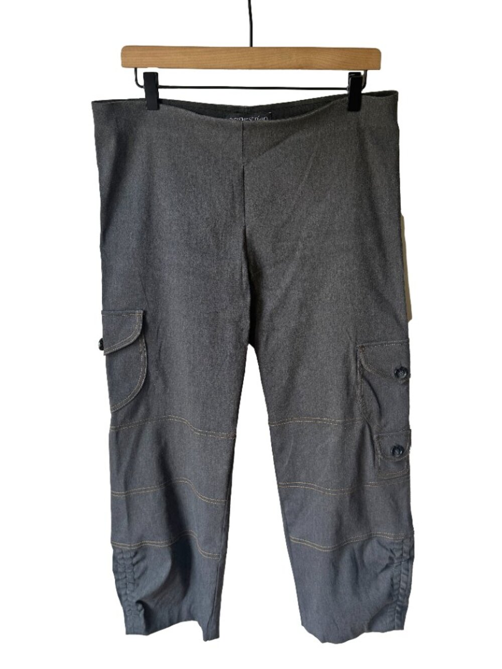 Equestrian Pants Stretch Pull On Side Pockets Women's Size Medium